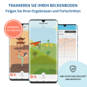Emy tonifica e rafforza il perineo: dispositivo connesso e app mobile.
