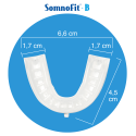 Anti-snoring and apnea orthosis SomnoFit-S or SomnoFit-B