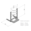 Support de genou pour salle de plâtre