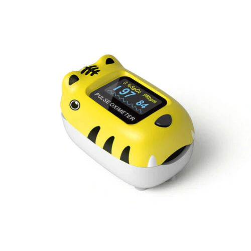 CHOICEMMED Sky Blue Finger Pulse Oximeter - Blood Oxygen Saturation Mo - Mibest Store
